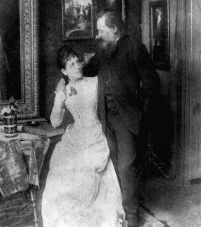 Herman Ottó feleségével, Borosnyay Kamillával